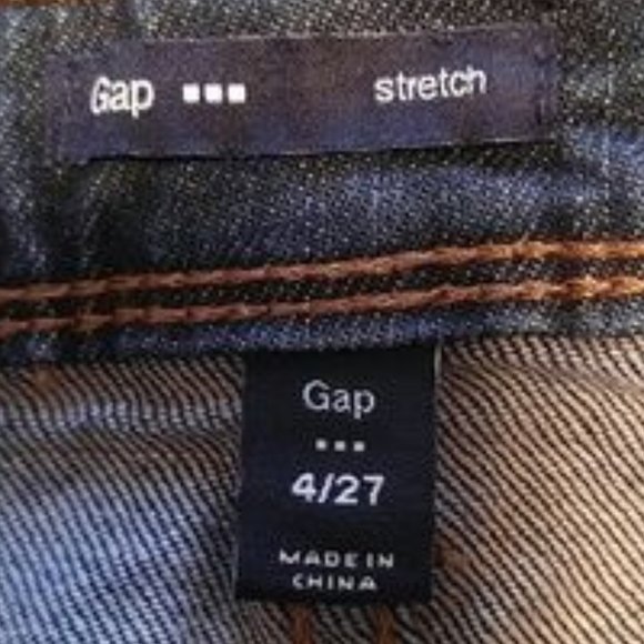 GAP Cotton Spandex A-line, Denim Skirt SZ 4 - Picture 2 of 6